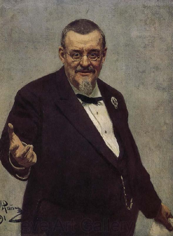 Ilia Efimovich Repin Si Pasuo Weiqi portrait France oil painting art